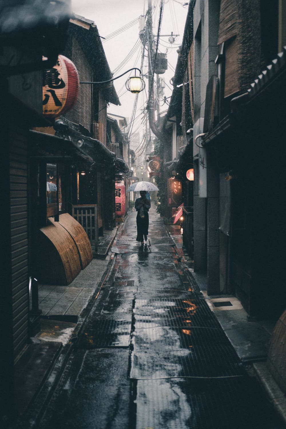 A rainy day in Kyoto, Japan