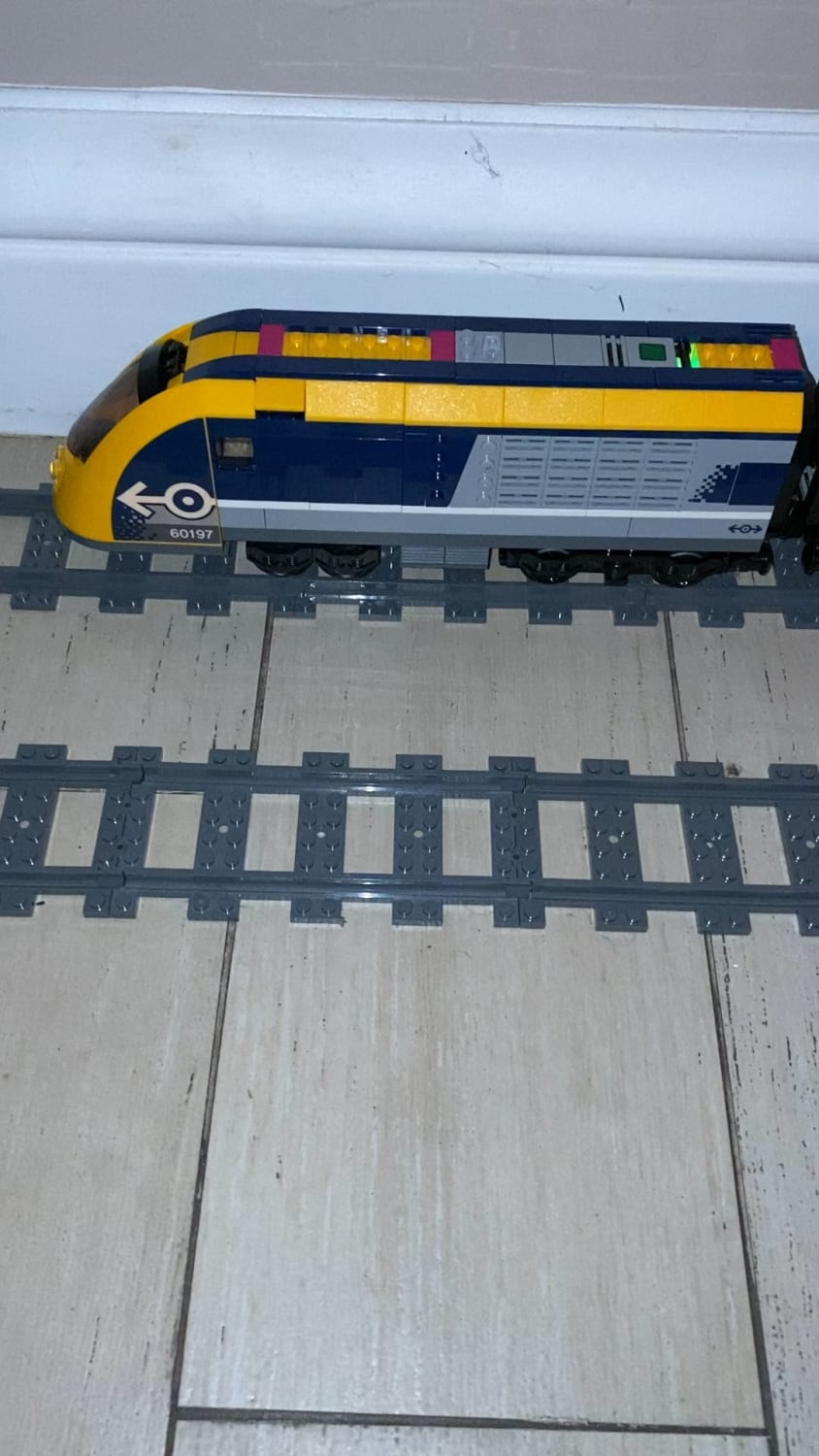 LEGO train floor to countertop access!