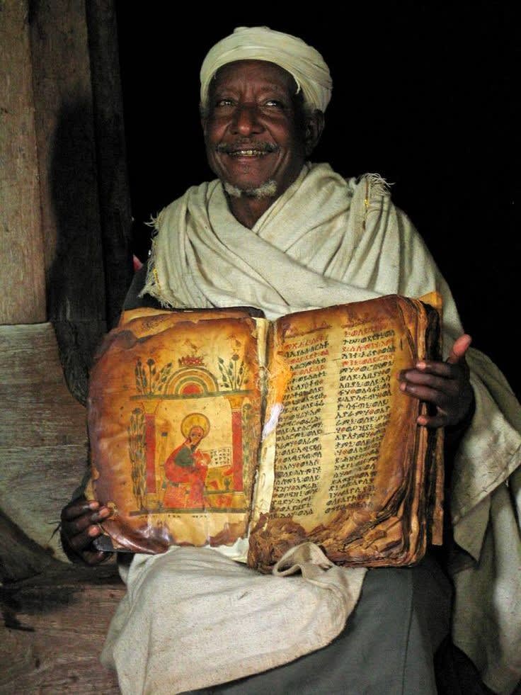 The Ethiopian Bible is the oldest and complete on earth. Written on Ge'ez an ancient dead language of Ethiopia, nearly 800 years older than King James version and contains 88 books compared to 66.