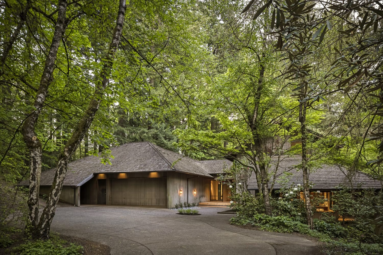 A Dreamy Forest Home by a Renowned Pacific Northwest Architect Asks $1.3M