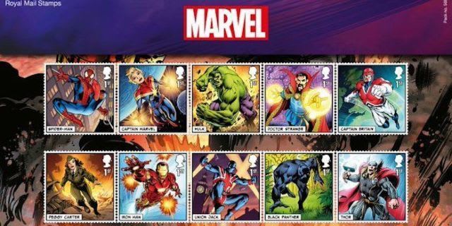 Marvel Super Hero Stamps Announced By British Royal Mail