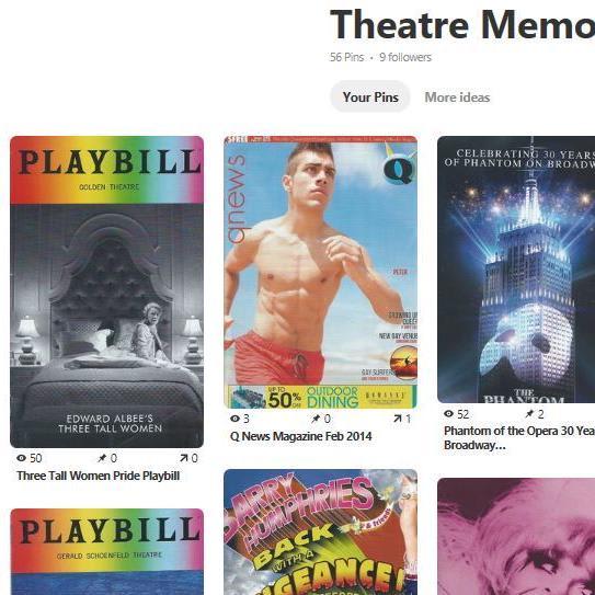 TheatreGold Memorabilia at Pinterest