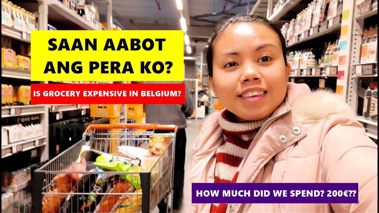 HOW EXPENSIVE IS THE GROCERY IN BELGIUM - Our last Grocery bonding before Lockdown Vlog 43