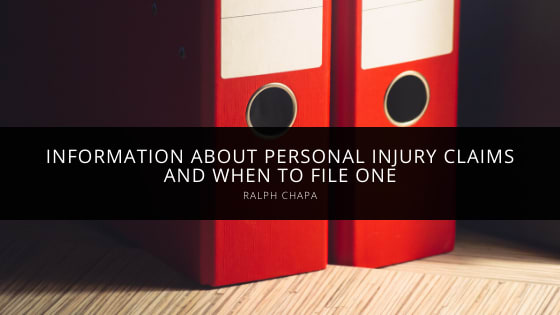 Ralph Chapa Provides Information About Personal Injury Claims