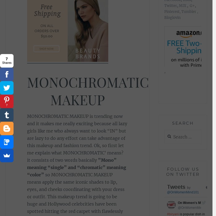 How to do MONOCHROMATIC MAKEUP