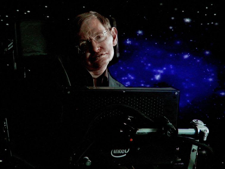 Stephen Hawking is only dead in this universe