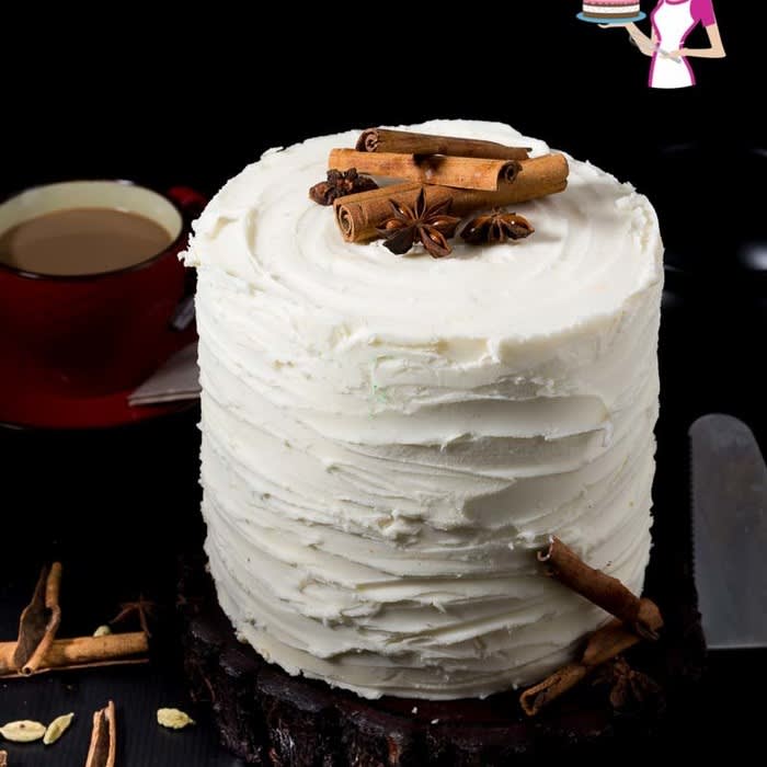 Chai Latte Cake with Vanilla Buttercream Frosting