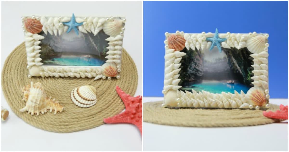 How To Make A DIY Seashell Picture Frame