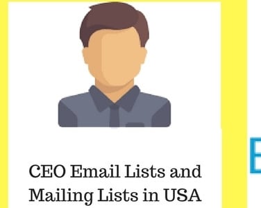 CEO email list in USA, UK & Australia?