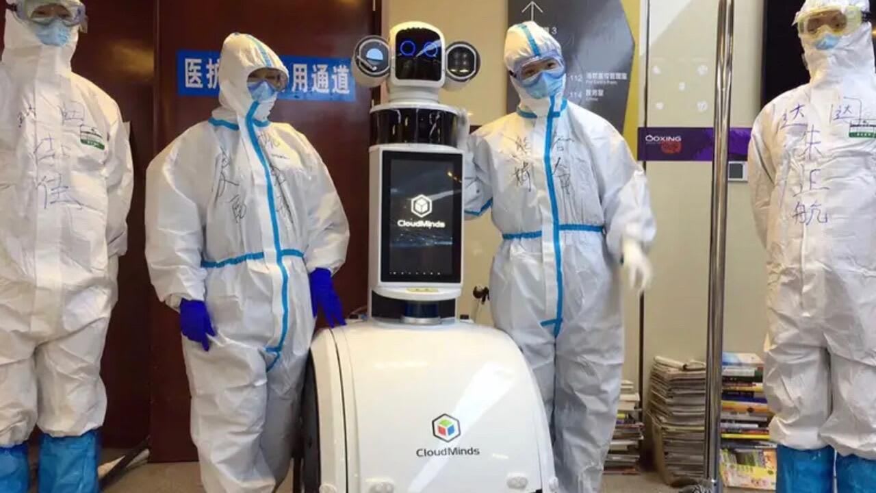 Coronavirus care at one hospital got totally taken over by robots