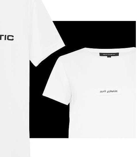 French Connection Have Just Released FCUK PLASTIC T-shirts To End Plastic Pollution