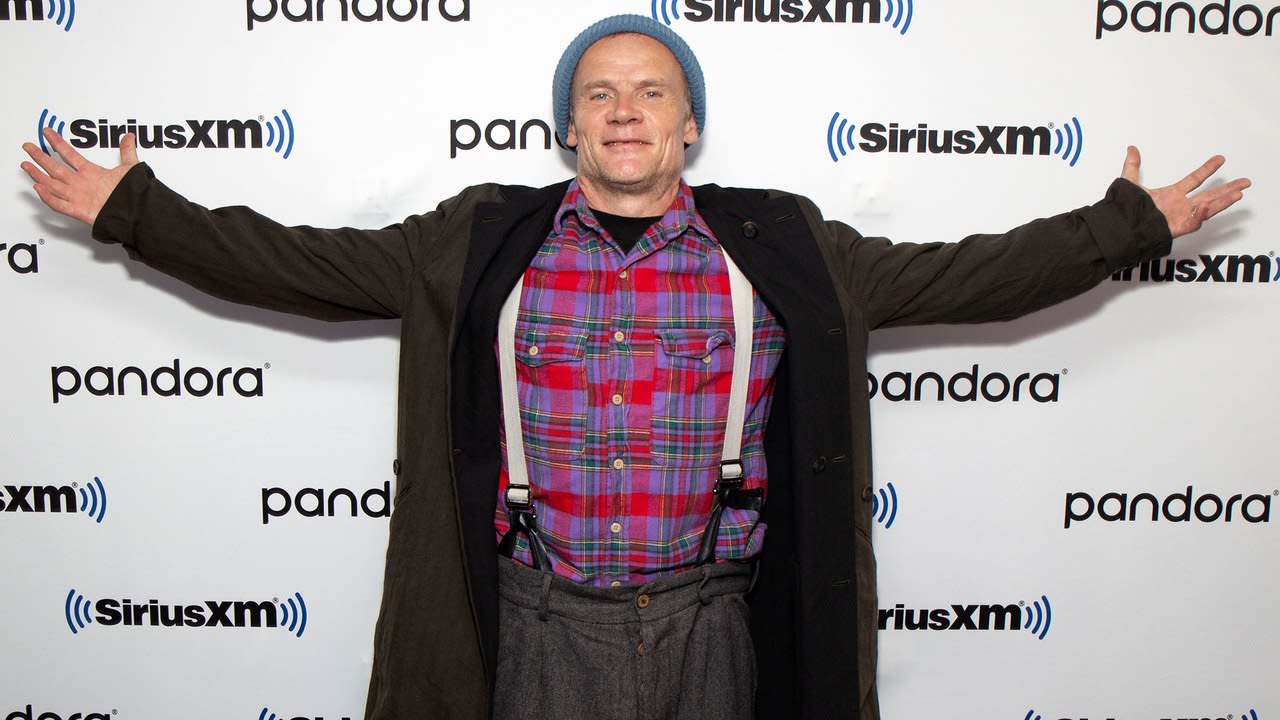 Flea Wears a Red-Hot 'Fit