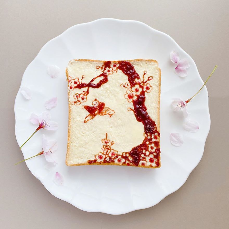 15 Creative Toast Designs By Japanese Artist