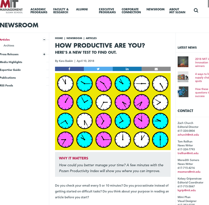 How productive are you?