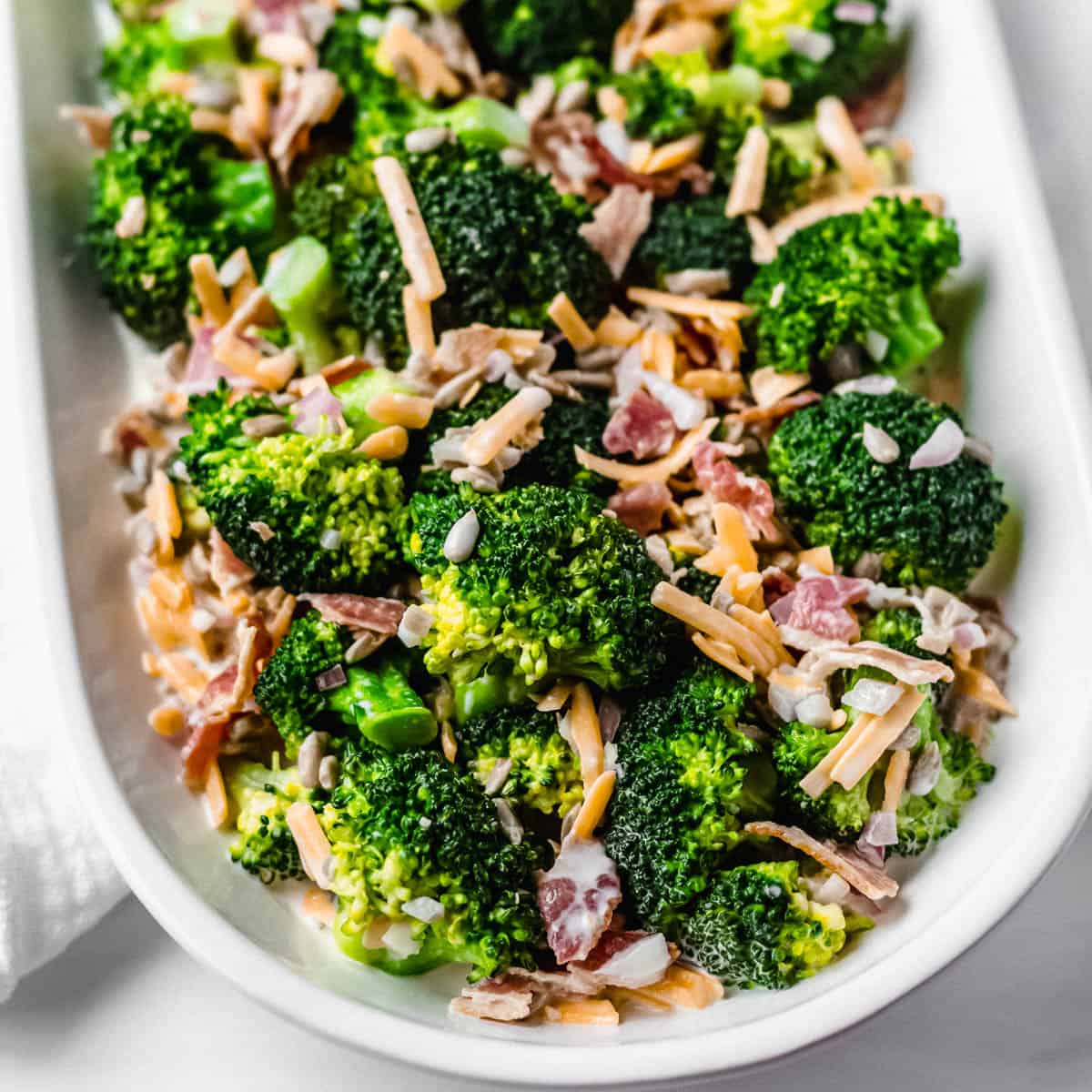 BEST Keto Broccoli Salad - Delicious Little Bites