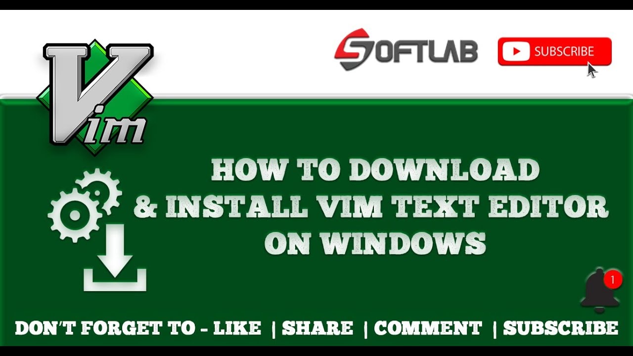 How To Download And Install Vim Source Code Editor On Windows for Programmers Step by Step