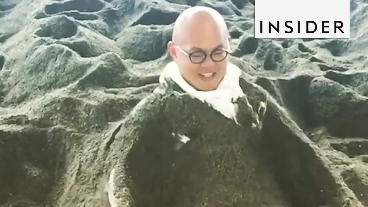Volcanic Sand Baths in Japan
