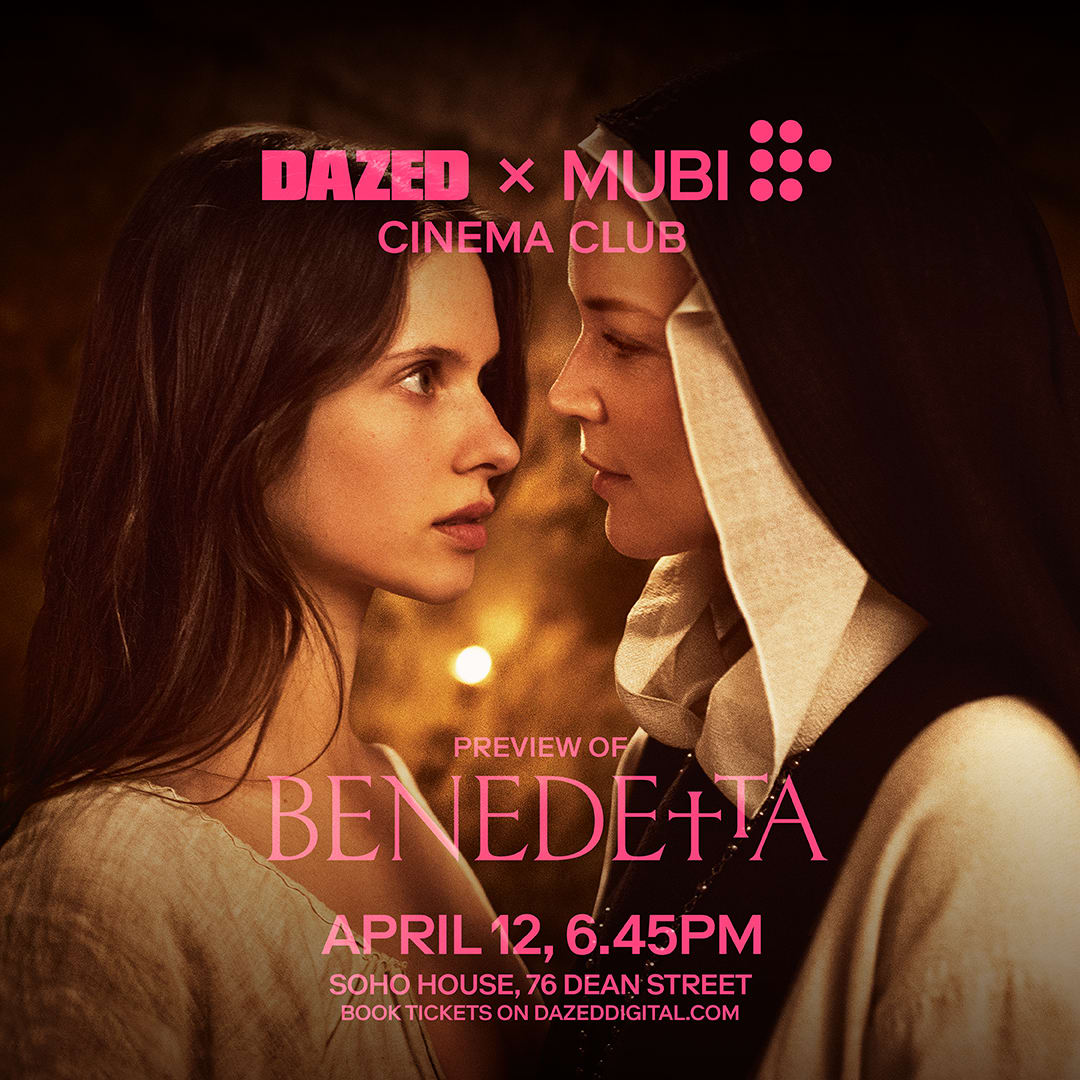 The Dazed x MUBI Cinema club is here 👁 On Tuesday (April 12th), a preview of Paul Verhoeven’s Benedetta marks the debut of the exclusive cinema club, a series of intimate film screenings with @mubiuk's new releases, before they hit cinemas. See more: