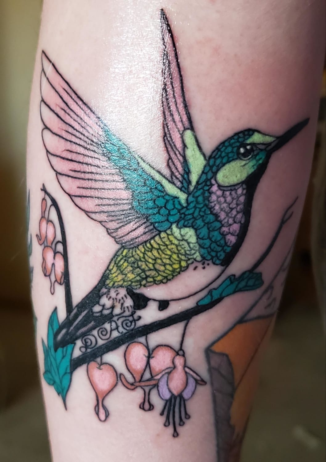 Hummingbird done by Bryce Wilborn at Spark Project Collection in Tucson, AZ