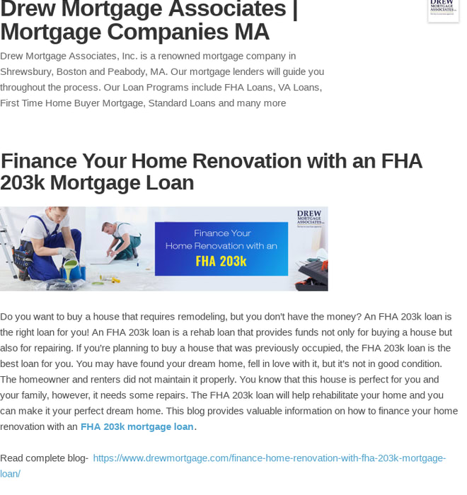 Finance Your Home Renovation with an FHA 203k Mortgage Loan