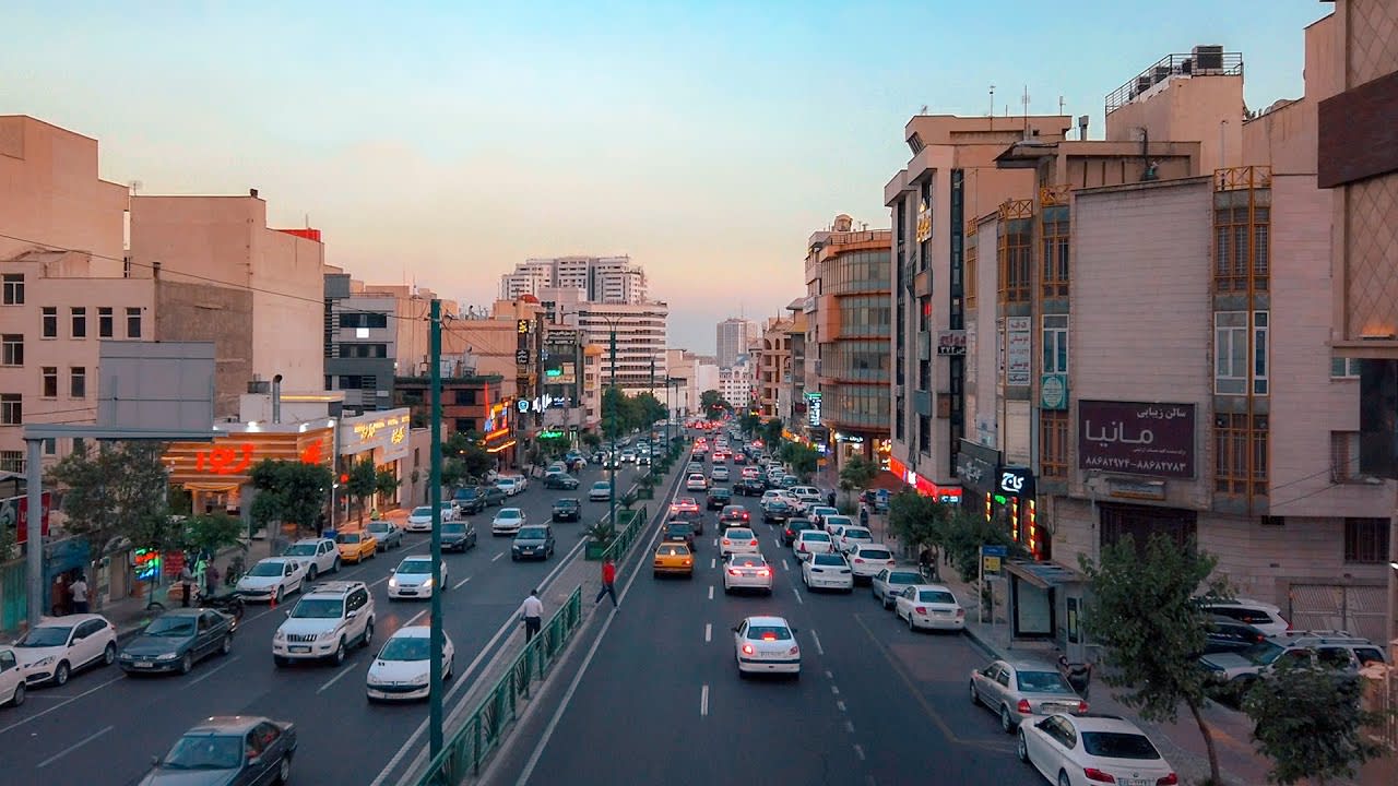 There's no Google Earth in Iran so this guy's YouTube channel is just him walking around different streets of Tehran which is completely different than what you'd imagine Iran would look like