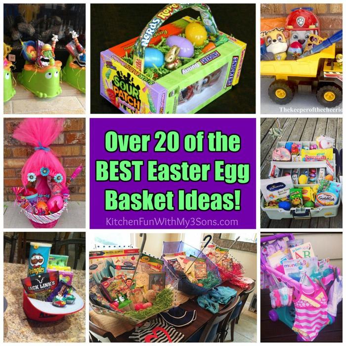20+ of the BEST Easter Basket Ideas! - Kitchen Fun With My 3 Sons