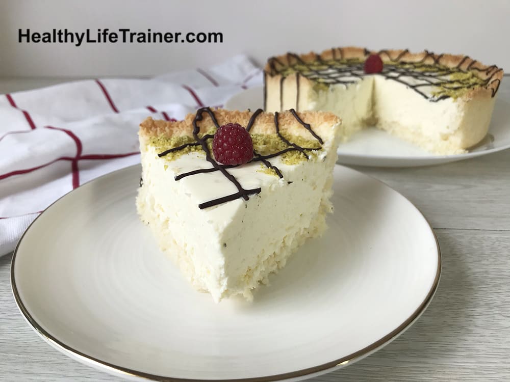 Keto Cheesecake With Coconut Crust