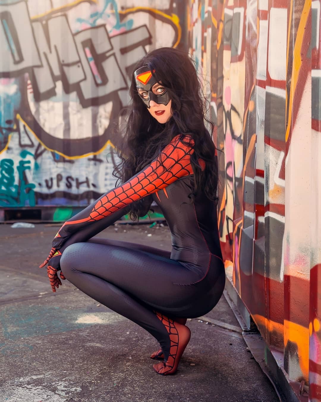 Spider-Woman cosplay by Marlycosplay! 🖤🕷️🕸️
