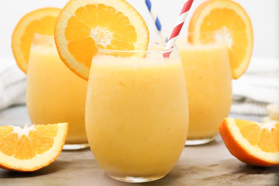 Frozen Orange Creamsicle Drink