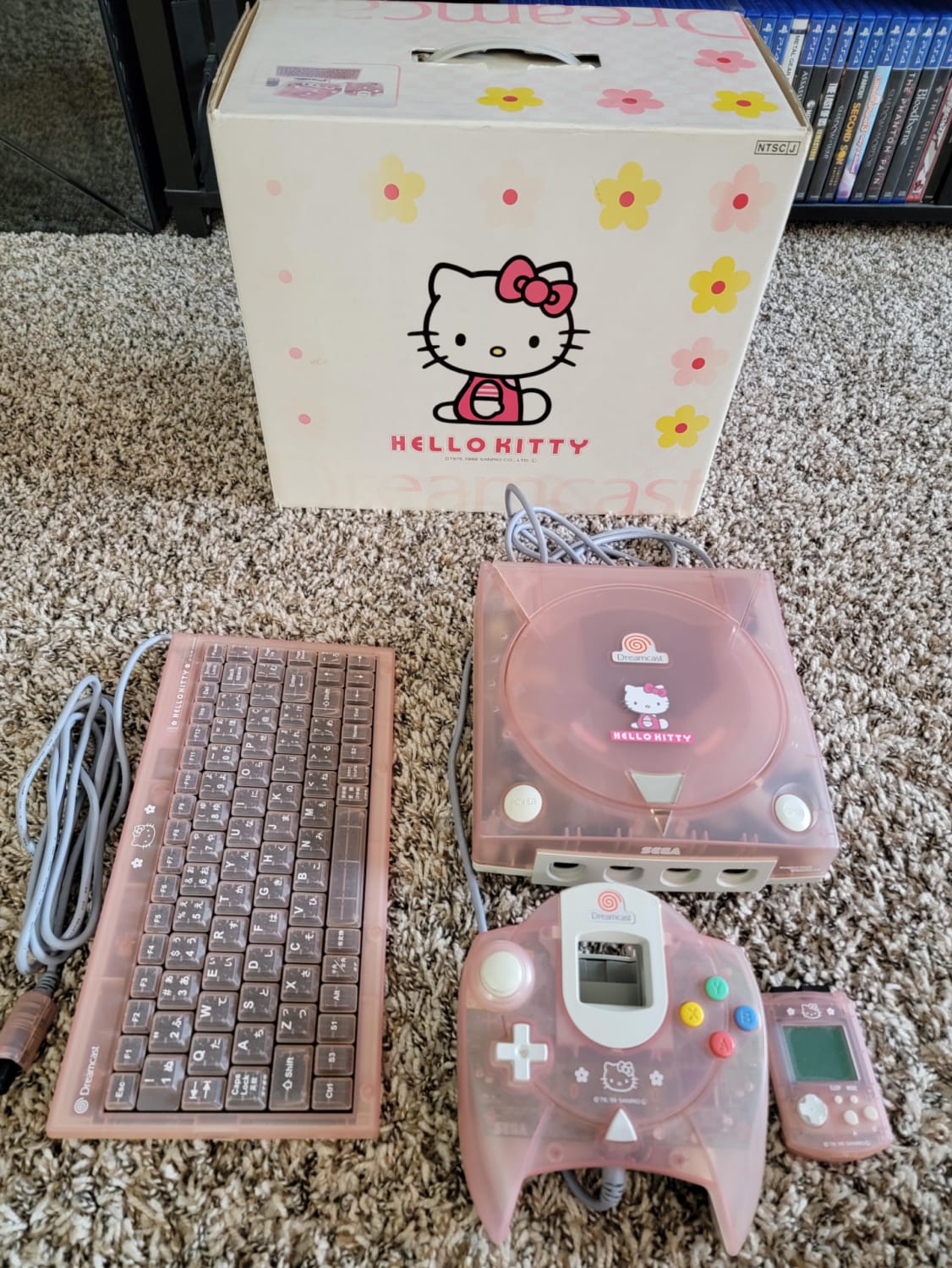 This Japan-only, limited-release Hello Kitty Dreamcast