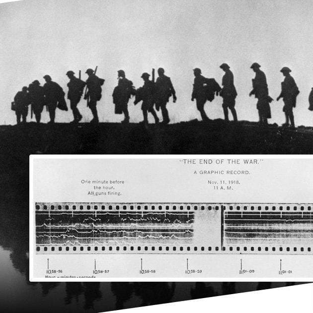 Eerie recording reveals moment the guns fell silent at the end of WWI