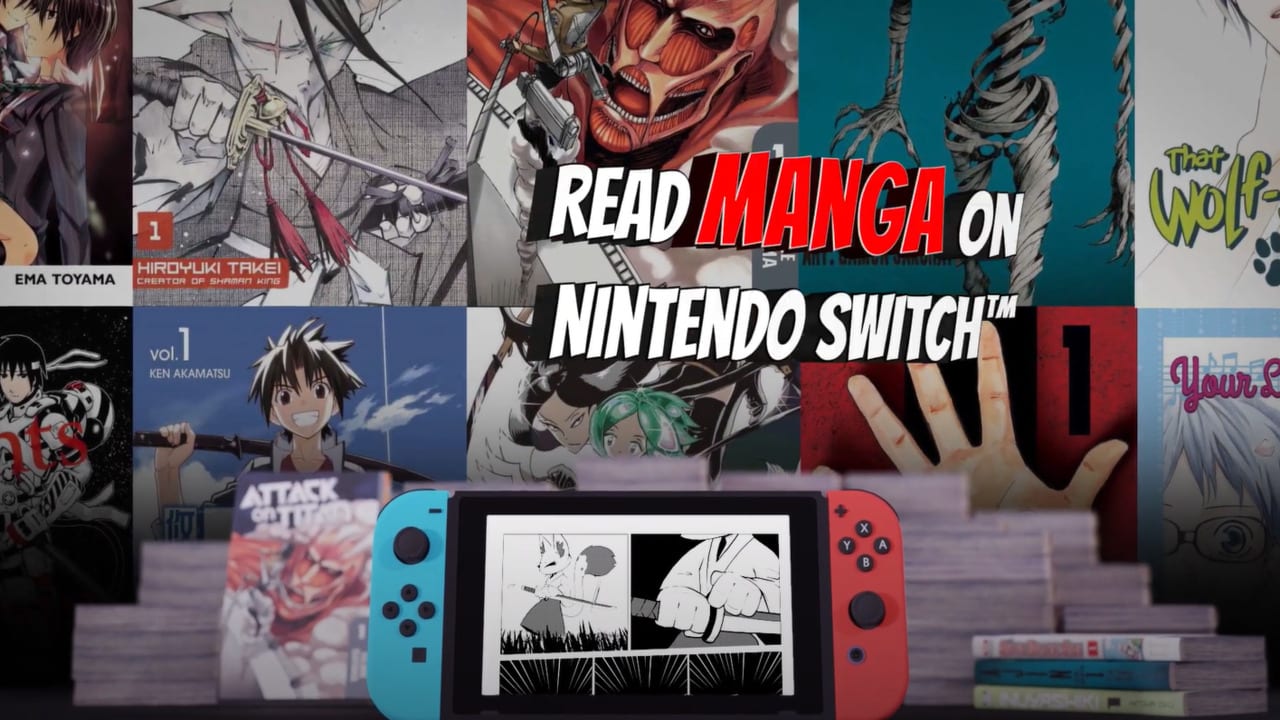 Read Now Attack on Titan, Fire Force and Many More Manga Titles On Your Nintendo Switch