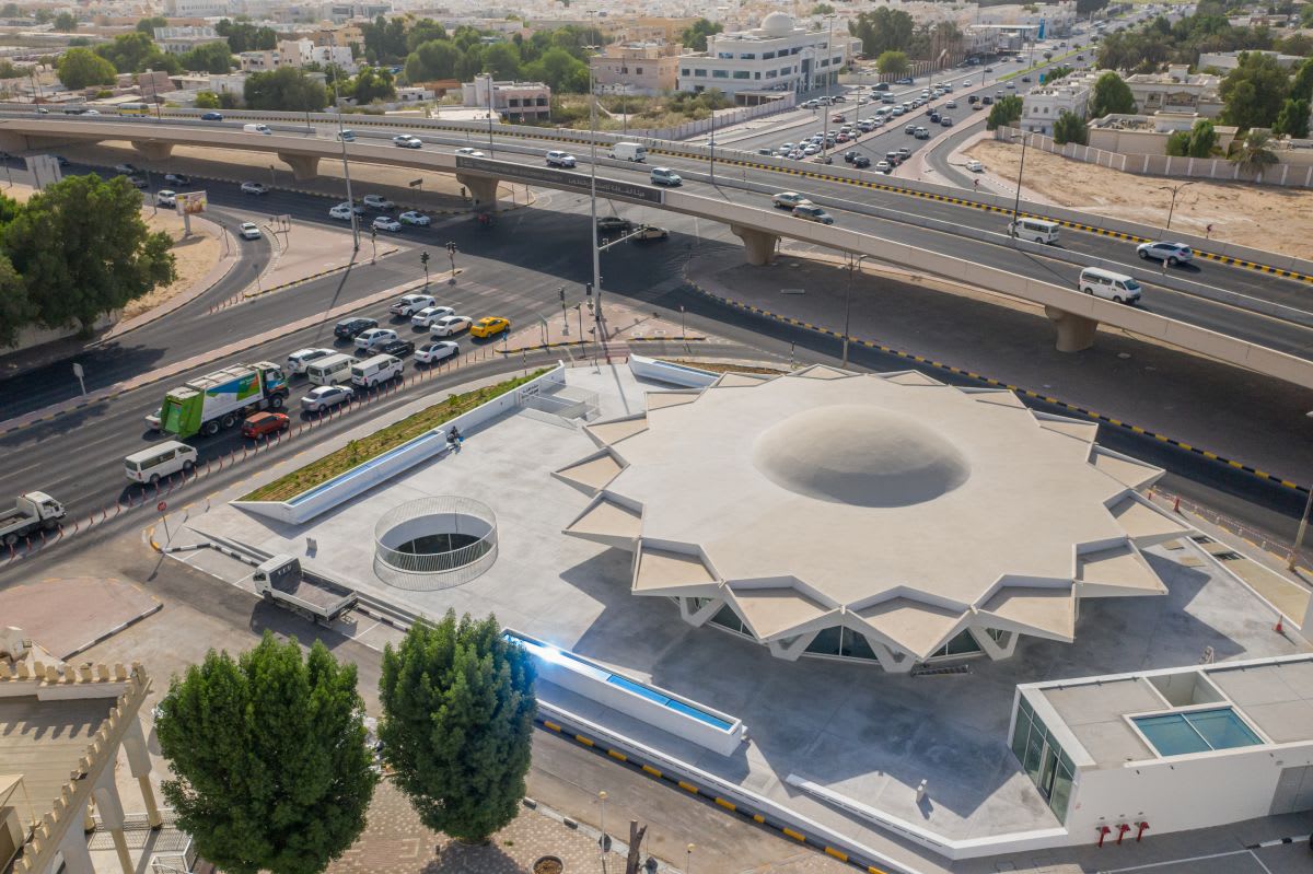 Brutalist flying saucer reopens in Sharjah