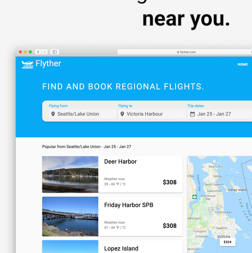 Flyther - Find and book regional flights