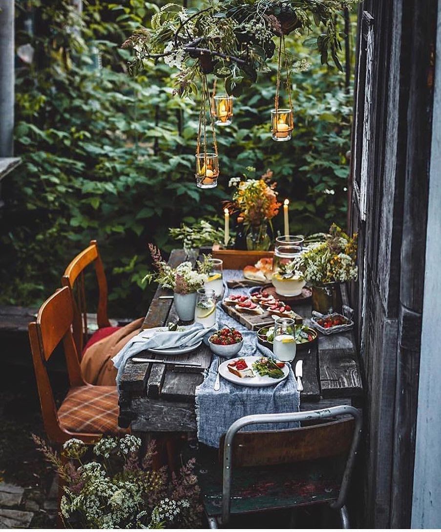 Bohemian Decor on Instagram: “Photo via @andrrresky #bohemiandecor” | Outdoor dining, Home and garden, Garden inspiration