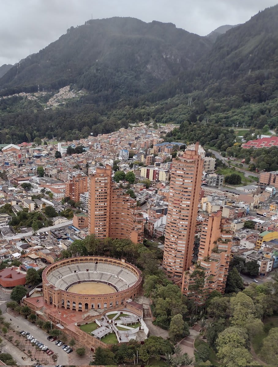 Name: TorresdelParque Architect: RogelioSalmona Year: 1965-70 City: Bogota : Me (Today from