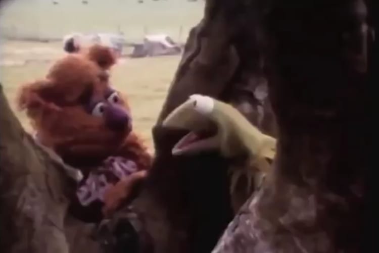 Kermit the Frog and Fozzie Bear Hilariously Engage In Improvised Existential Banter In a 1979 Camera Test