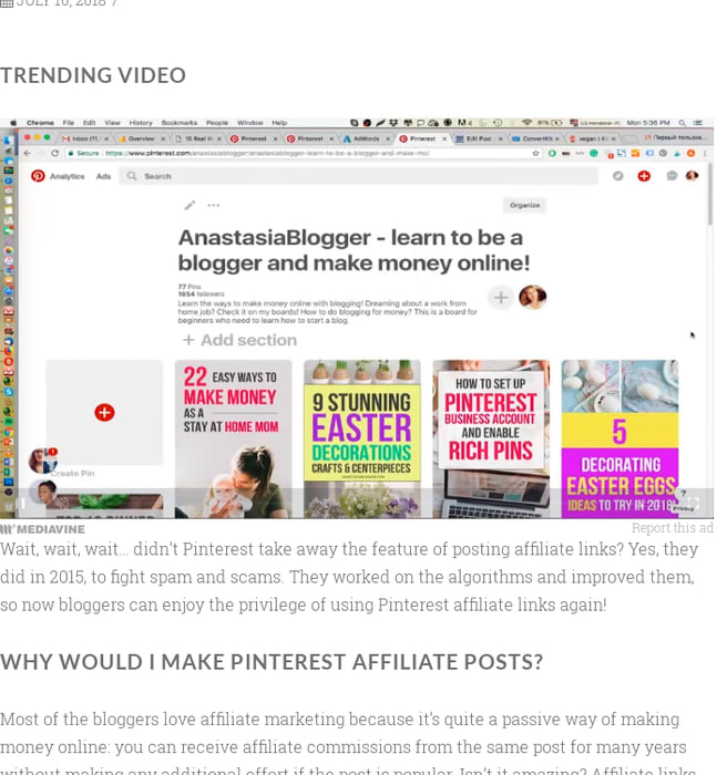 How to Make Money with Pinterest Affiliate Links