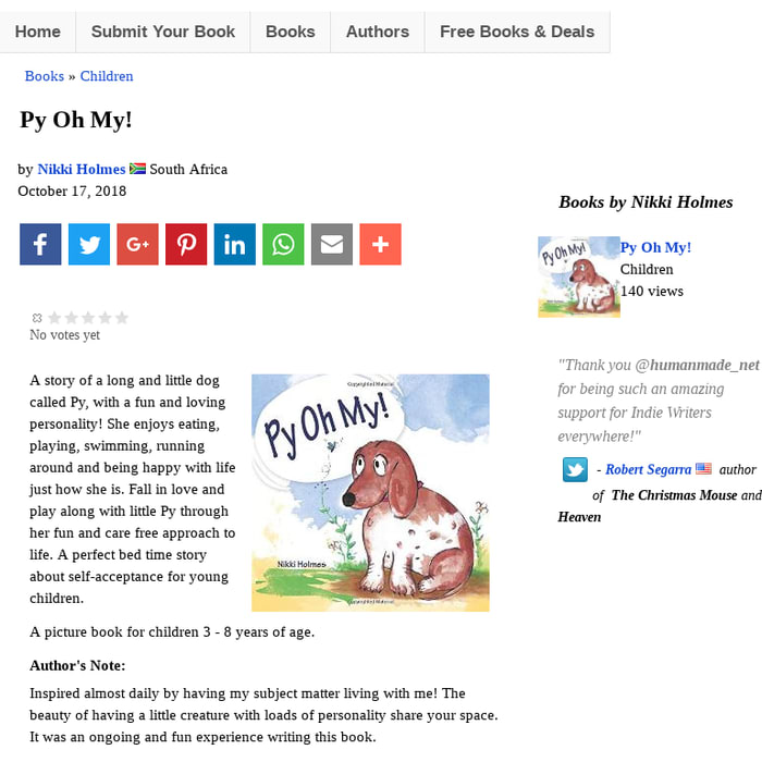Py Oh My! (children's book) by Nikki Holmes