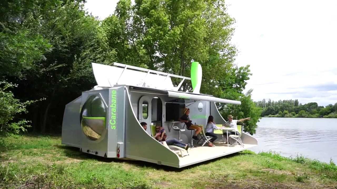 sCarabane a Collapsible Camper That Expands Into a High-Tech Tiny House!