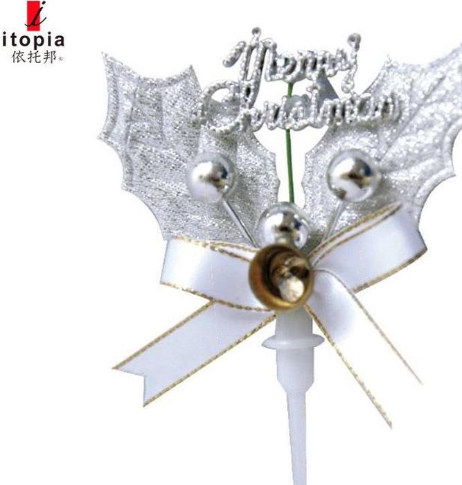 2018 Whole Sale Silver Christmas Cake Topper For Bakery - Buy Cake Topper,Christmas Cake Topper,Cake Topper For Christmas Product on Alibaba.com