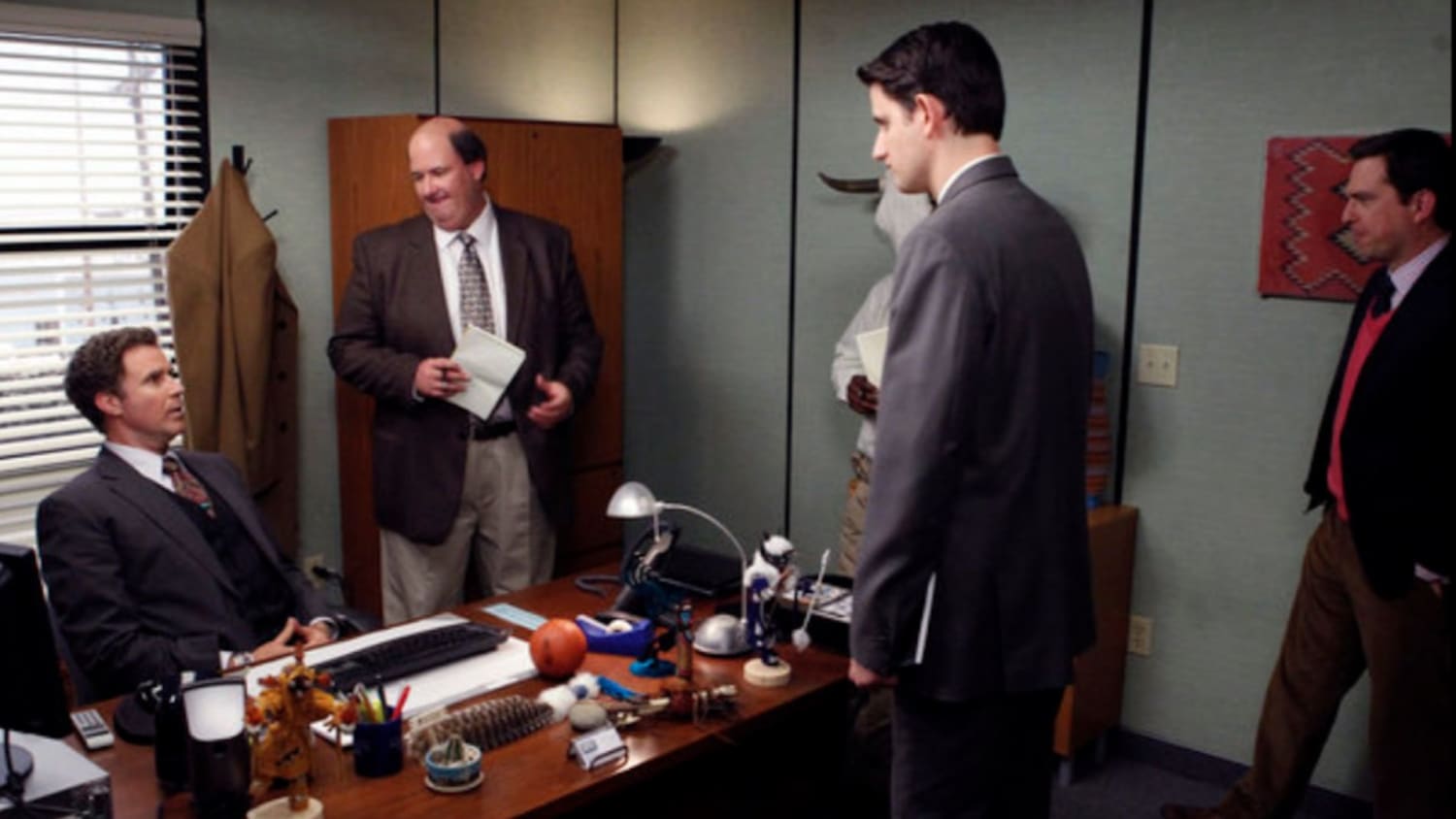 The Office Star Ed Helms's Favorite Andy Bernard Moments Were Opposite Will Ferrell