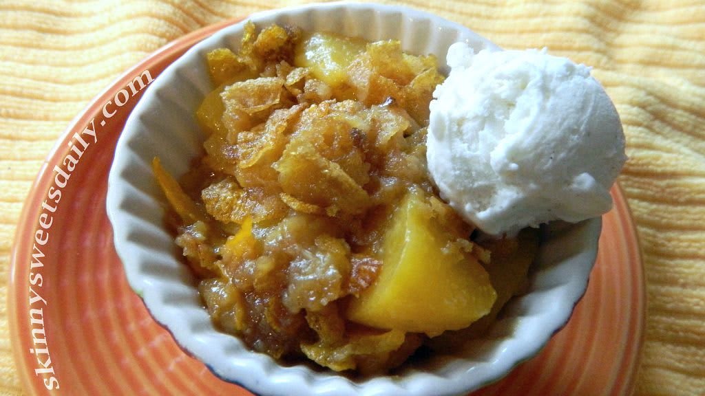You'd Never Guess the Surprise Ingredient in this Warm and Crispy Pantry Peach Cobbler