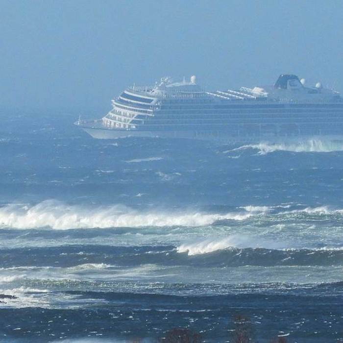 Passengers airlifted from cruise ship stranded off Norway