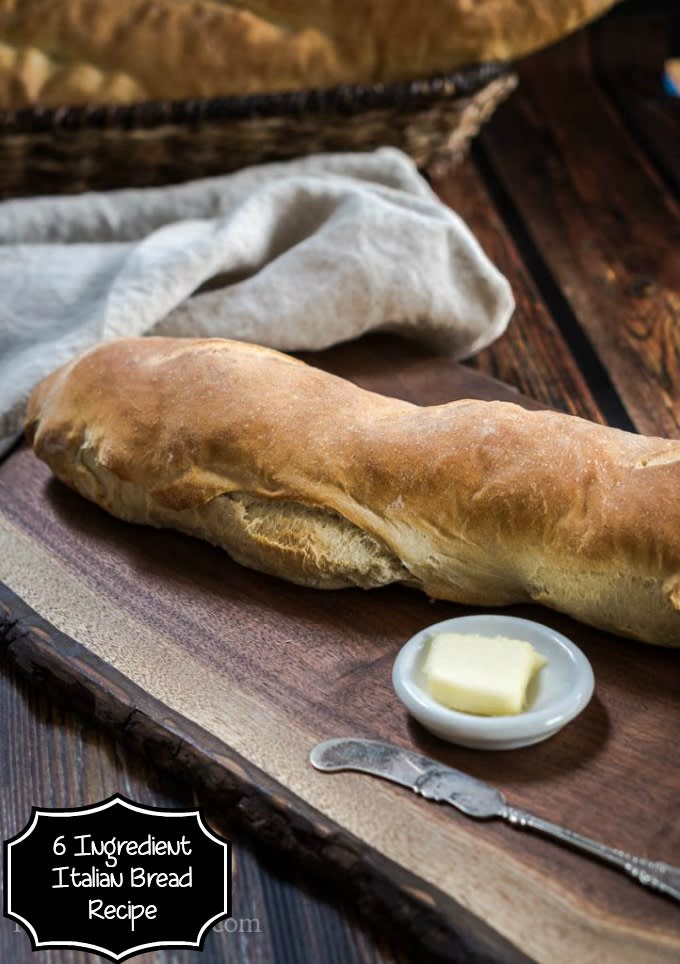 6 Ingredient Simple Classic Italian Bread Recipe