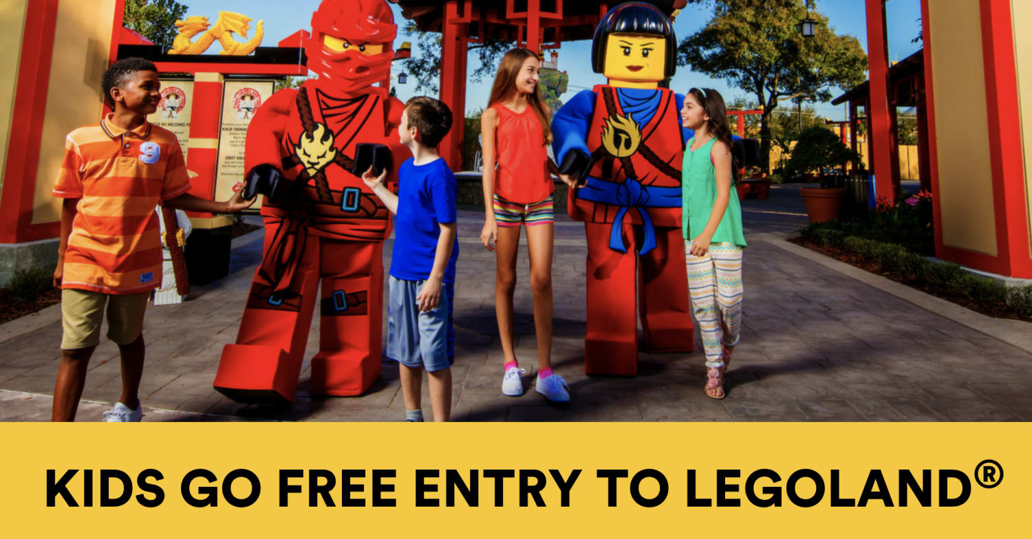 FREE LEGOland Tickets for Kids With Adult Ticket Purchase