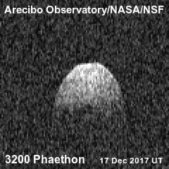 Months after Hurricane Maria, the Arecibo Observatory Planetary Radar in Puerto Rico has resumed normal operations, providing high-resolution images of the recent asteroid 3200 Phaethon Earth flyby.