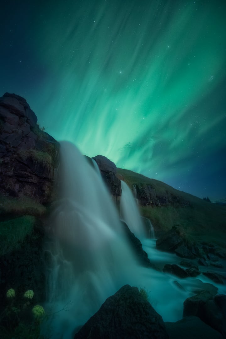 A photo of Aurora captured in Iceland a while ago!