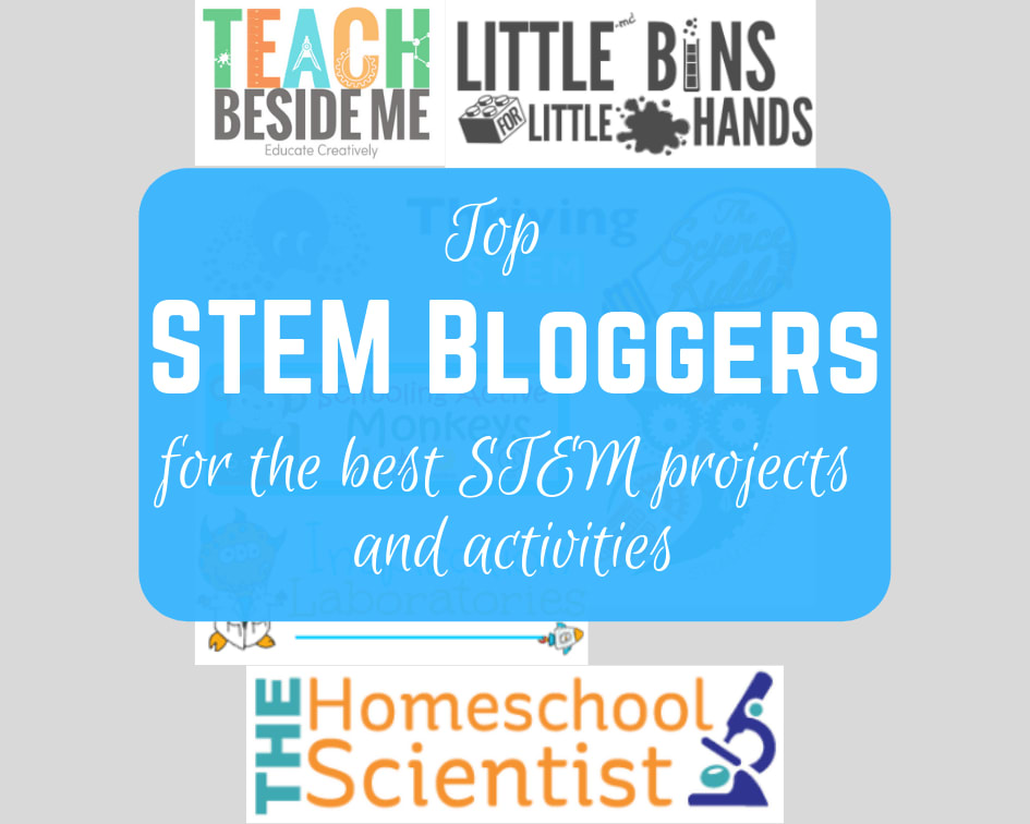 Top STEM bloggers for the best STEM projects and activities - From Engineer to Stay at Home Mom