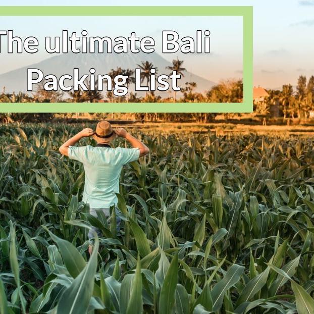 Wondering whatt to pack for Bali? Look no further than this Bali packing list